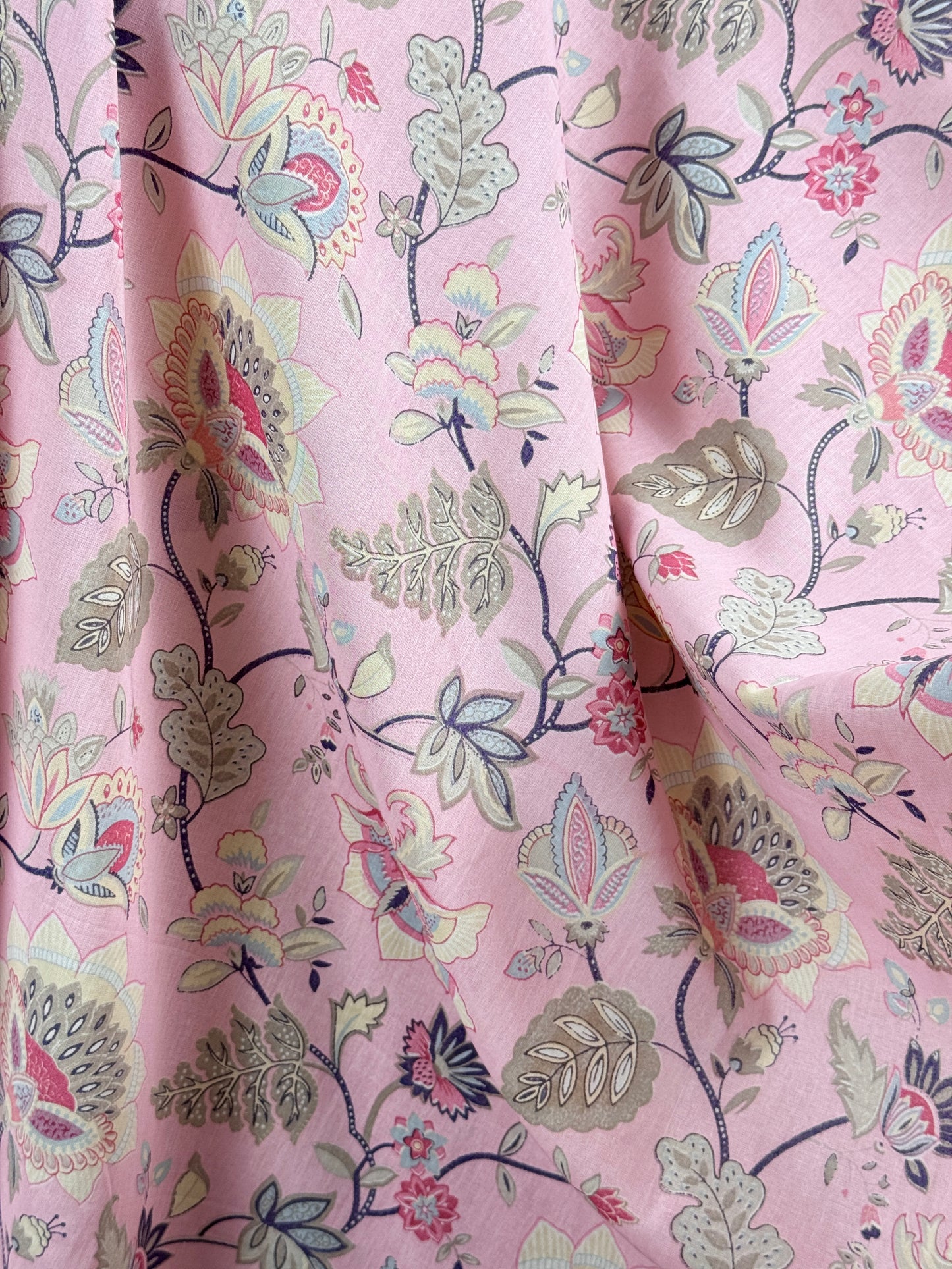 Printed Voile Cotton  Fabric