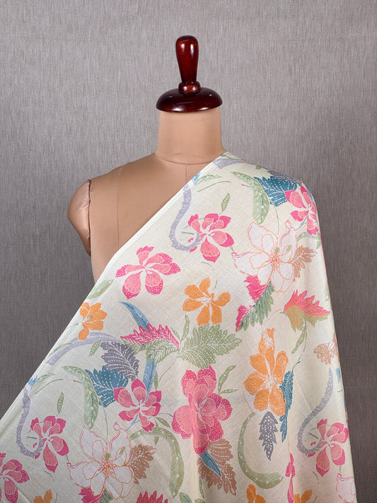 Digital Printed Mulmul Cotton  Fabric