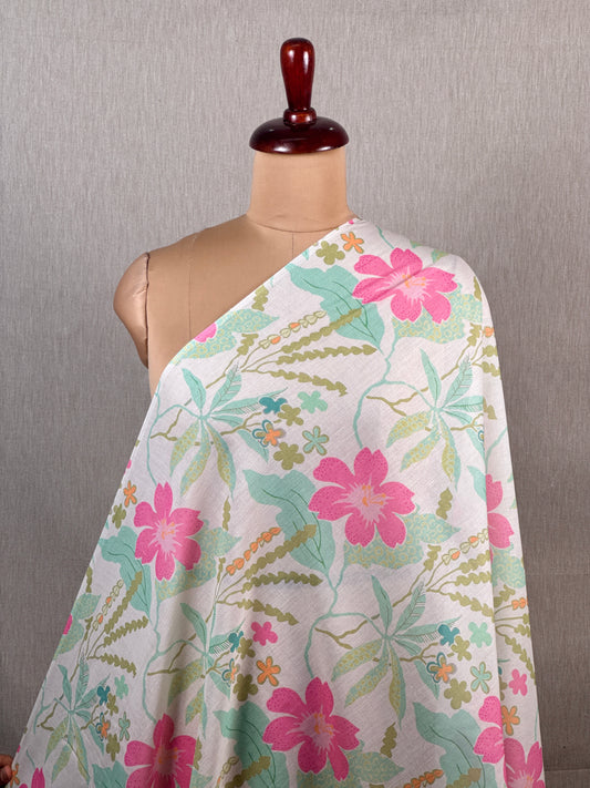 Digital Printed Mulmul Cotton  Fabric