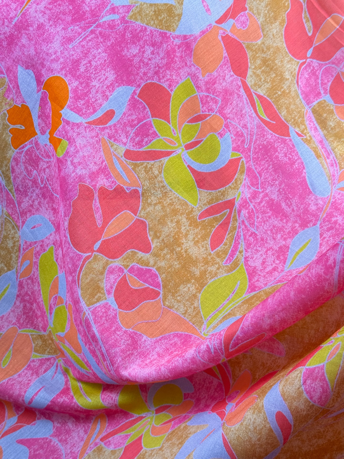 Digital Printed Mulmul Cotton  Fabric