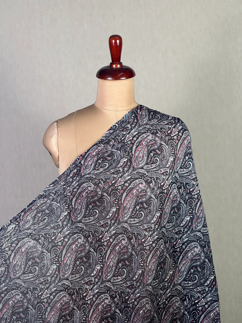 Printed Mul Chanderi Fabric