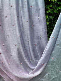 Pearl Embroidered 4D Banarasi Silk Chanderi Fabrics