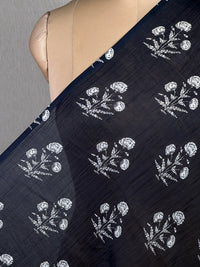 Printed Mul Chanderi Fabric