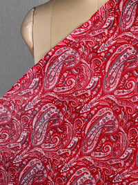 Printed Mul Chanderi Fabric