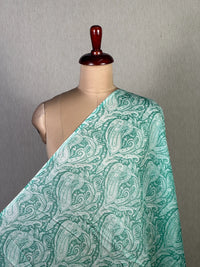 Printed Mul Chanderi Fabric