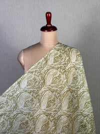Printed Mul Chanderi Fabric