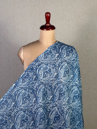 Printed Mul Chanderi Fabric
