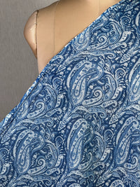 Printed Mul Chanderi Fabric