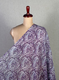 Printed Mul Chanderi Fabric