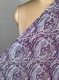 Printed Mul Chanderi Fabric