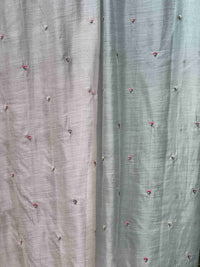 Pearl Embroidered 4D Banarasi Silk Chanderi Fabrics