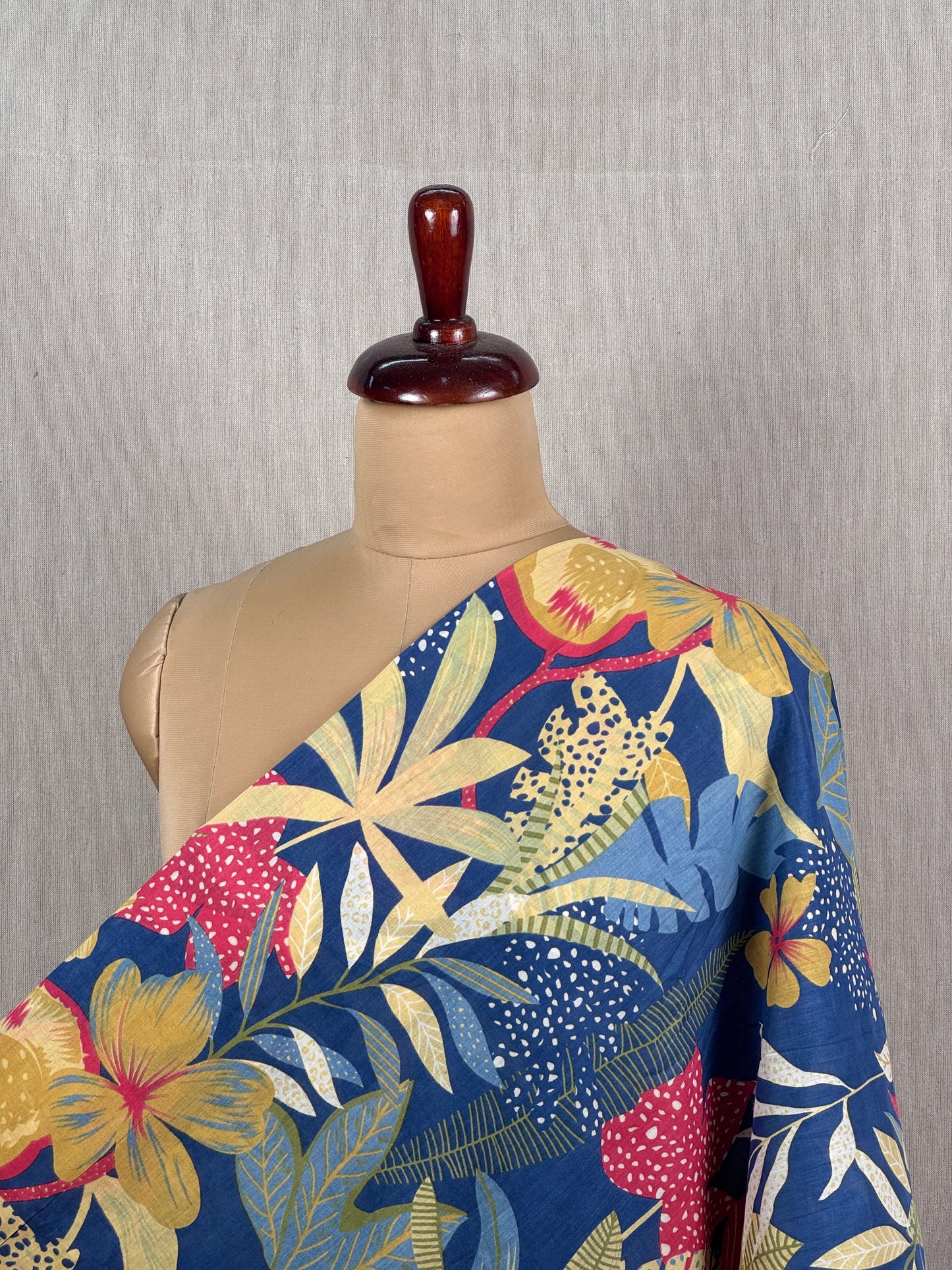 Printed Mulmul Fabric