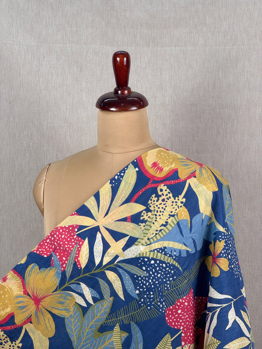 Printed Mulmul Fabric