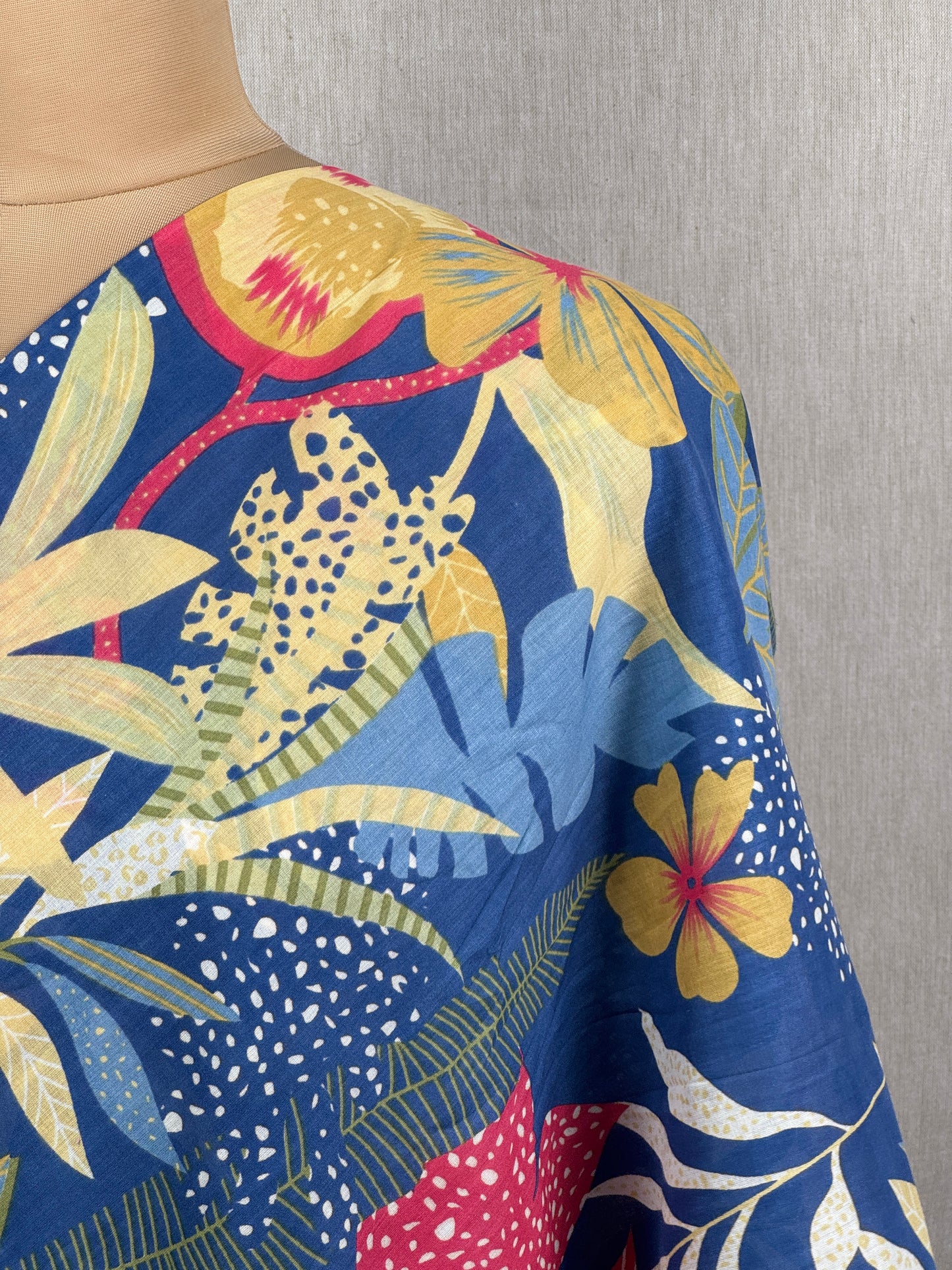 Printed Mulmul Fabric