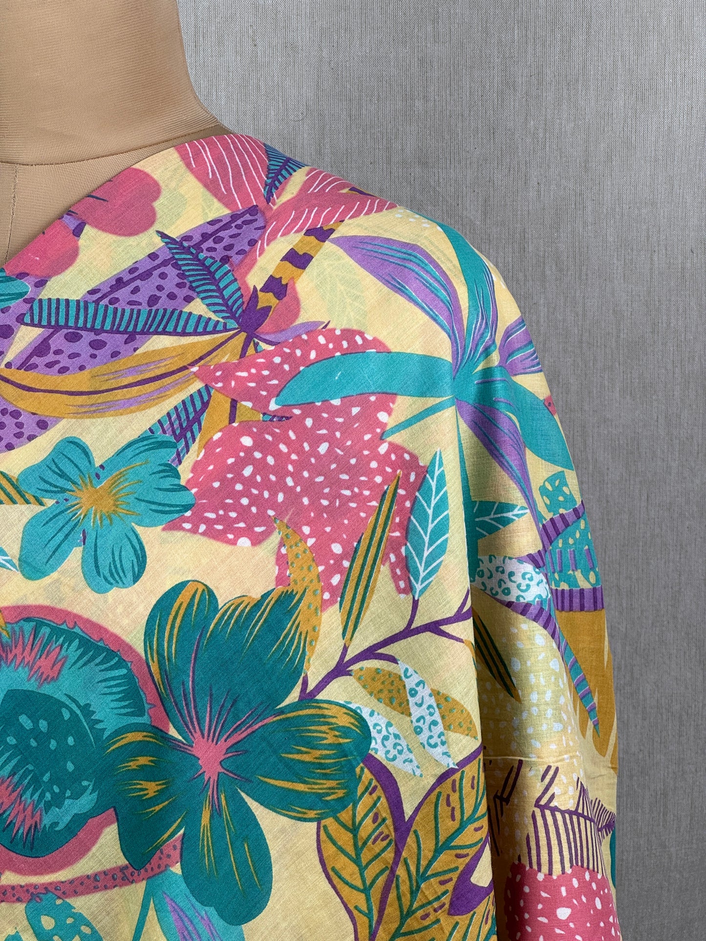 Printed Mulmul Fabric