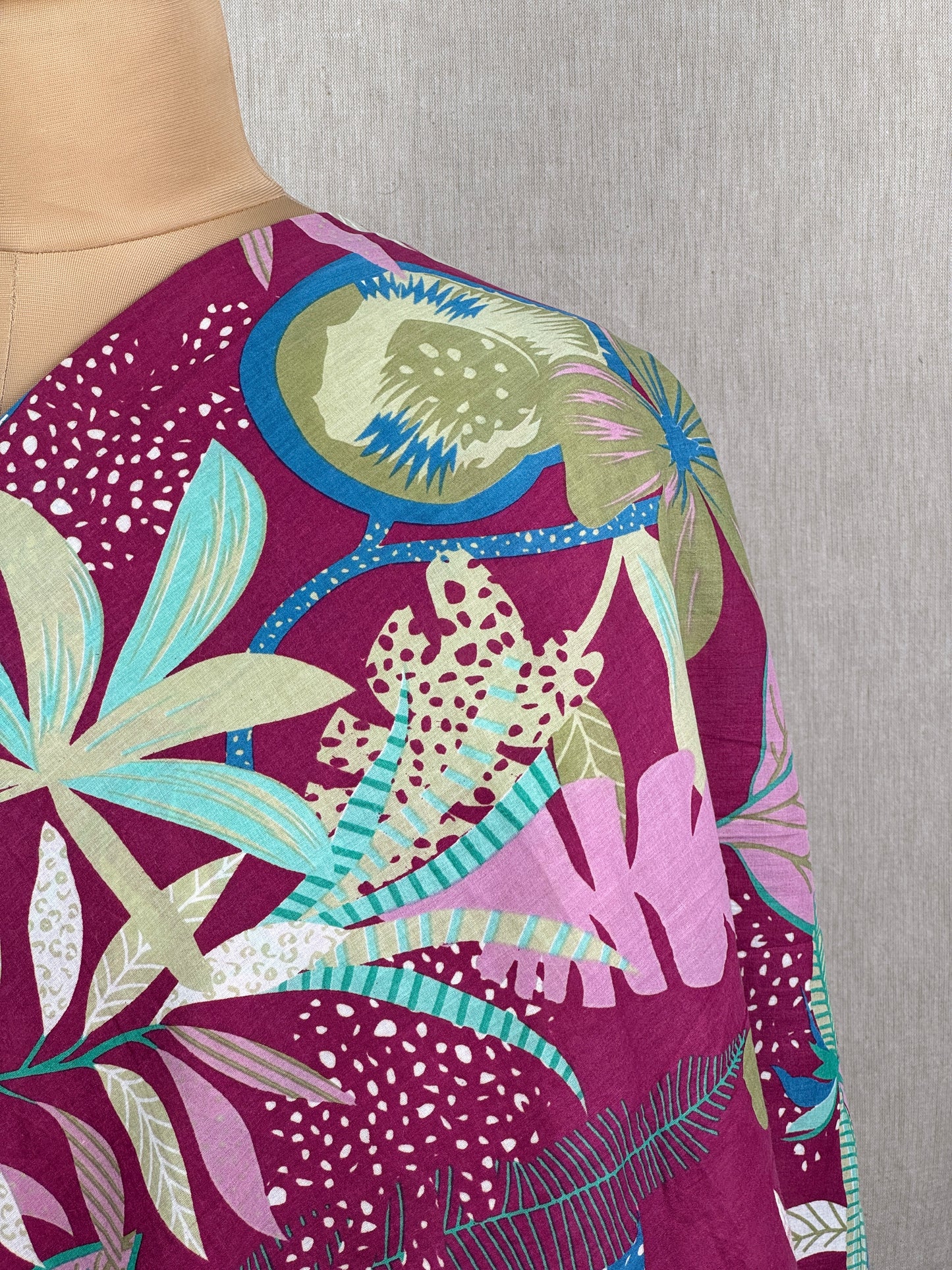Printed Mulmul Fabric