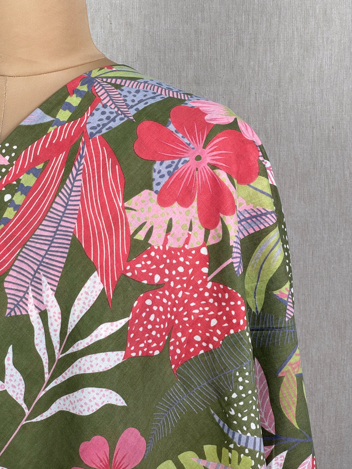 Printed Mulmul Fabric