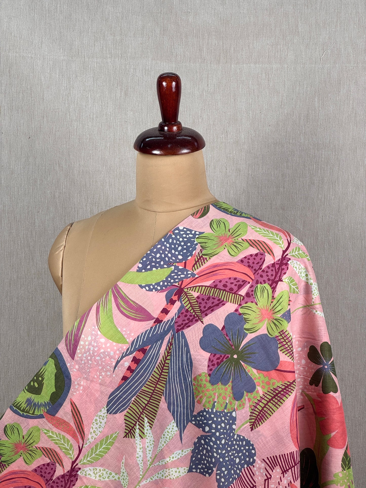 Printed Mulmul Fabric