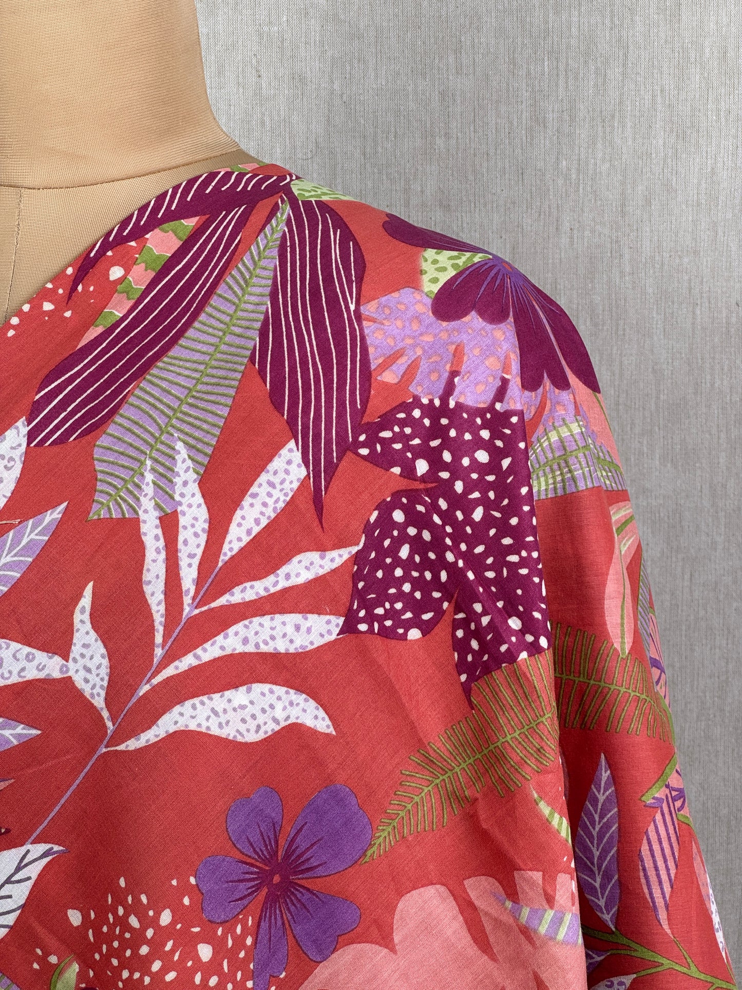 Printed Mulmul Fabric
