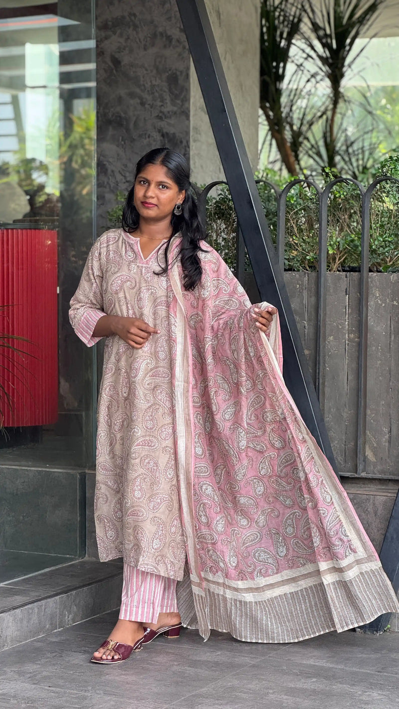 kilol block printed salwar suits