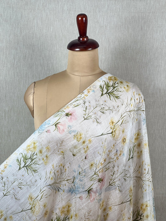 Digital Printed 40gm Chanderi Fabrics