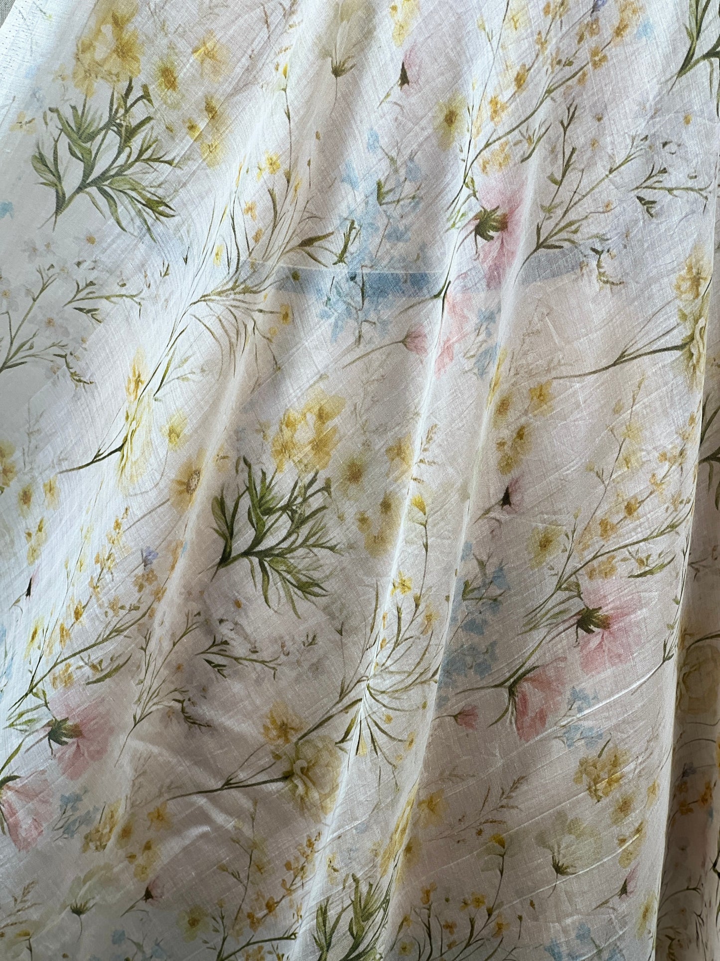Digital Printed 40gm Chanderi Fabrics