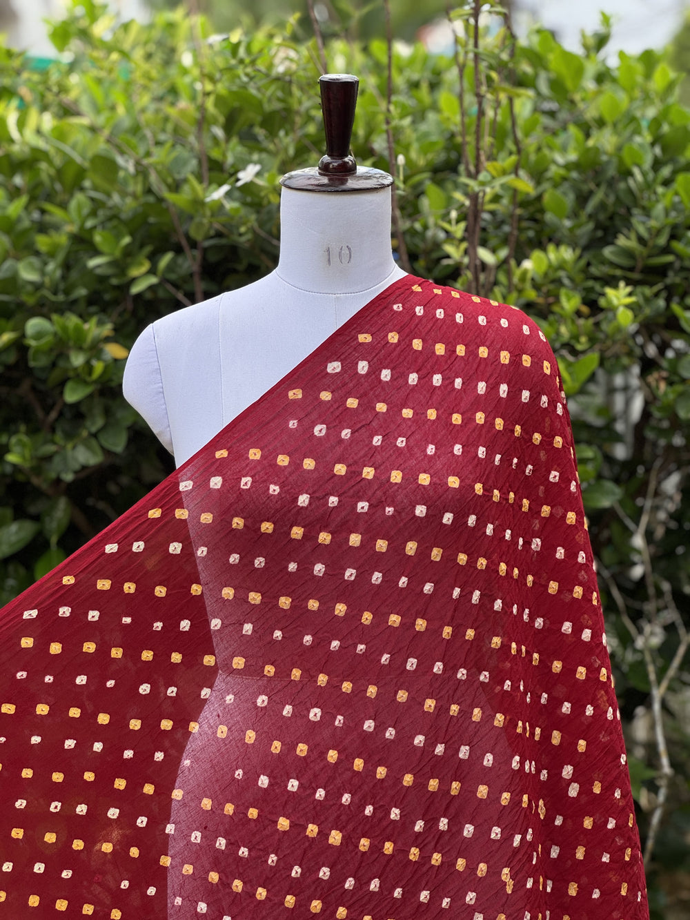 Bandhani Mul Cotton Fabric