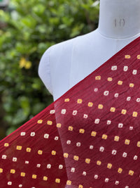 Bandhani Mul Cotton Fabric