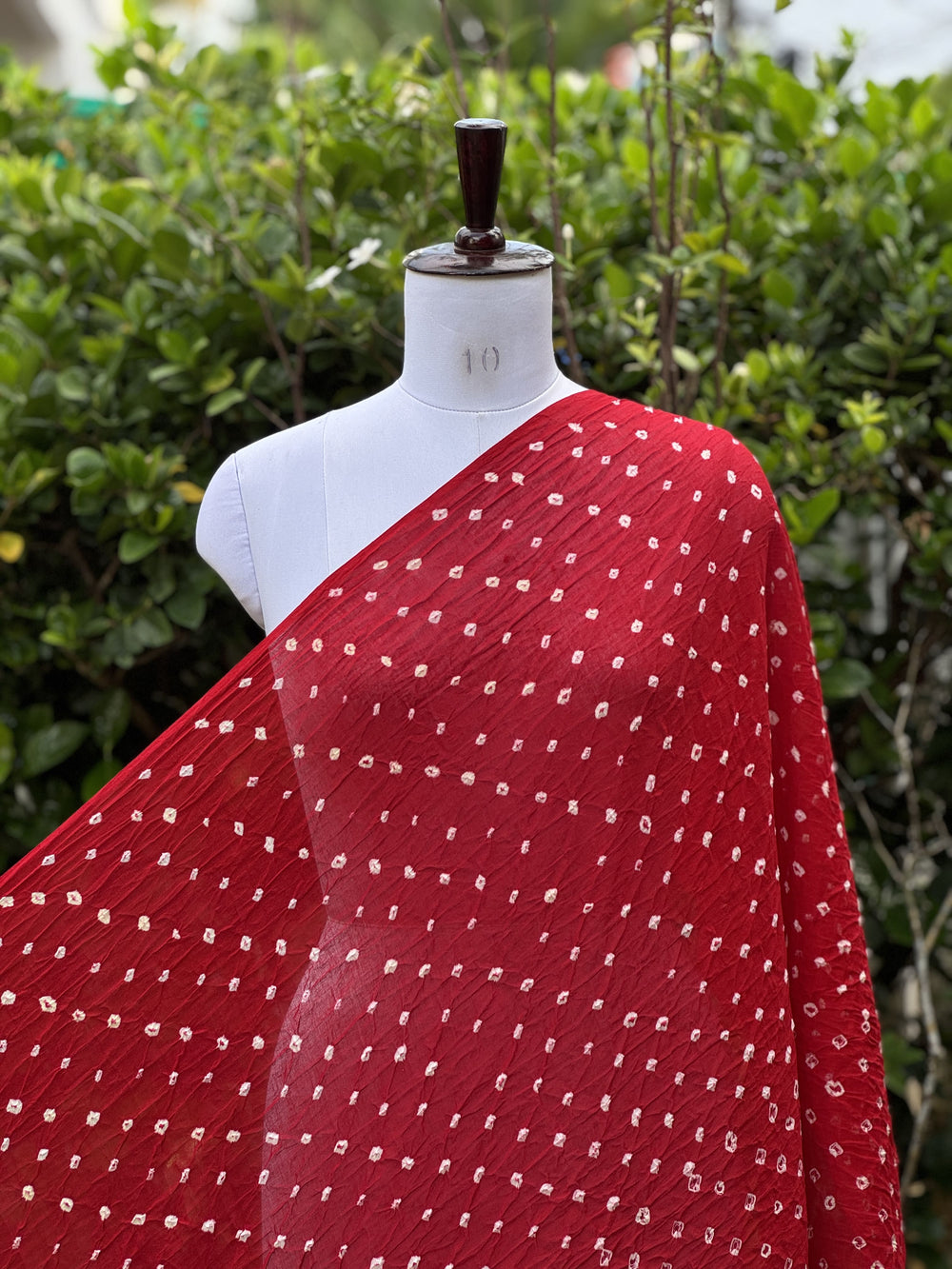 Bandhani Mul Cotton Fabric