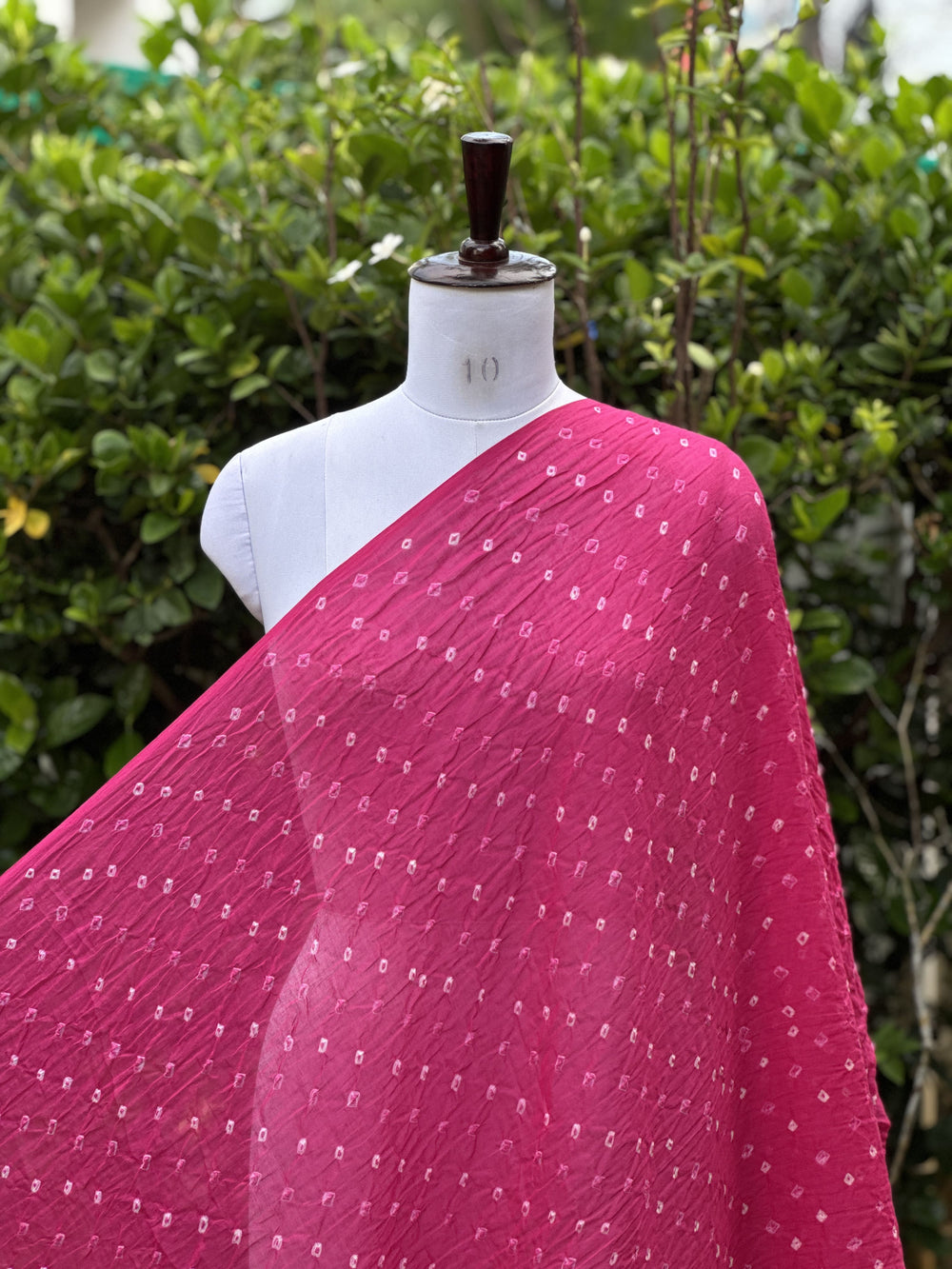 Bandhani Mul Cotton Fabric
