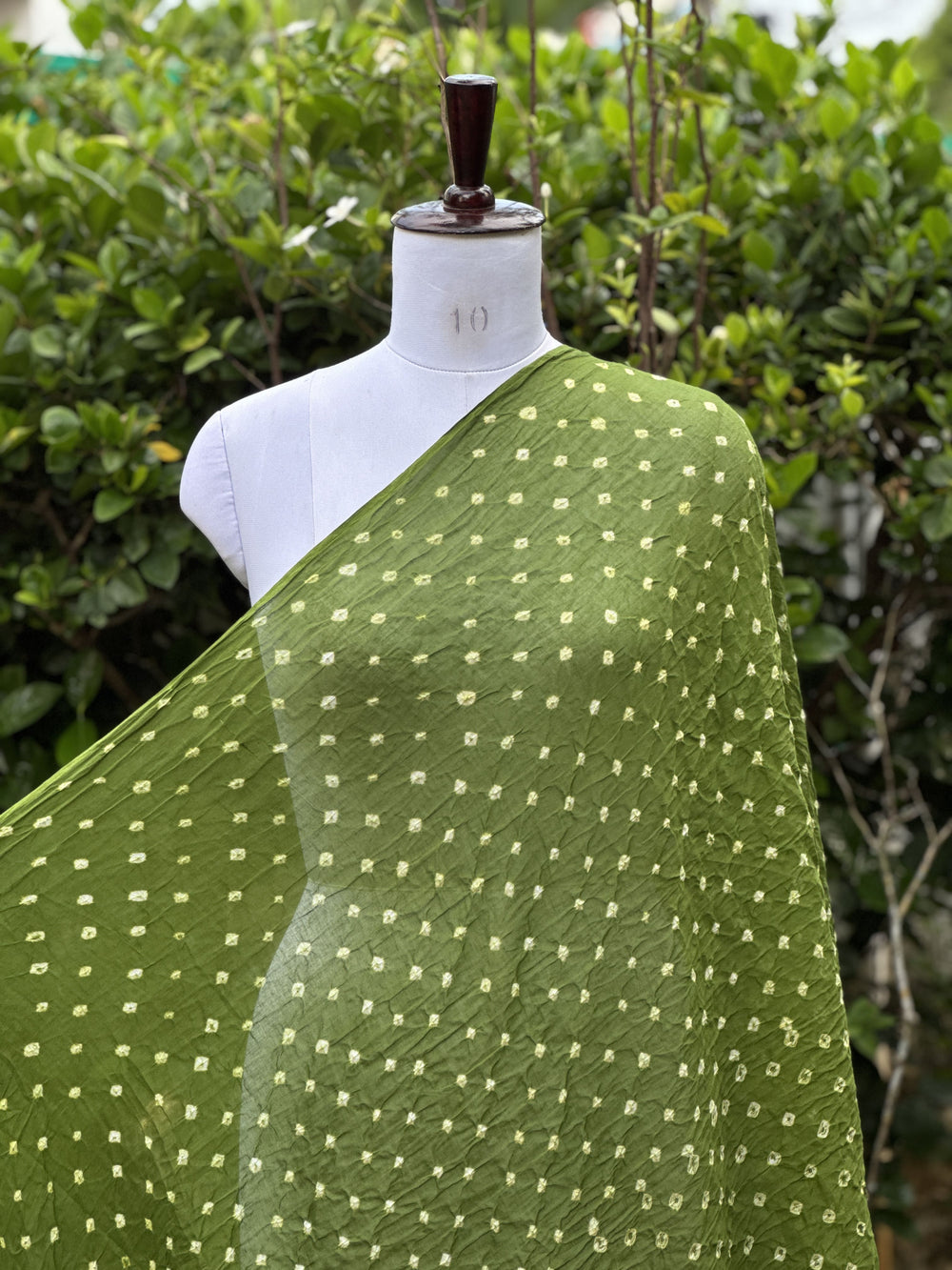 Bandhani Mul Cotton Fabric