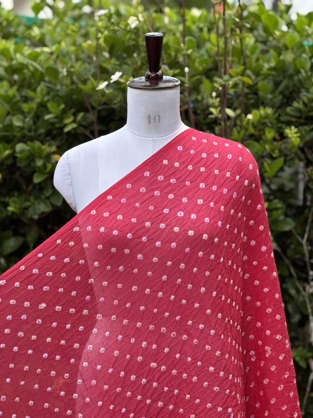 Bandhani Mul Cotton Fabric