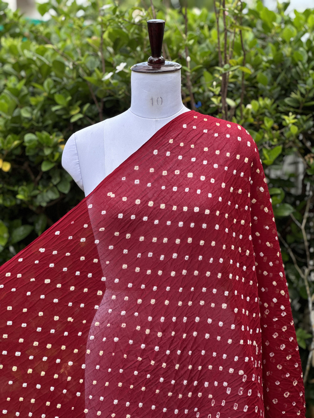 Bandhani Mul Cotton Fabric