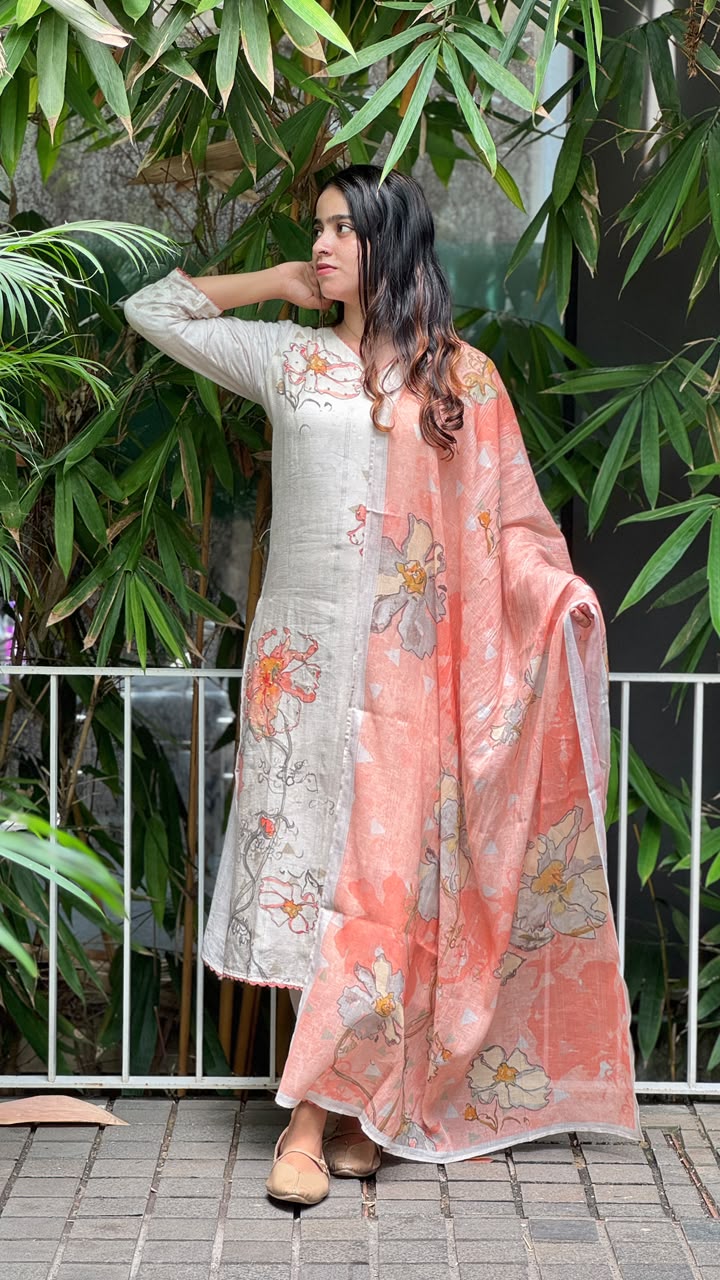 Linen Salwar Suit