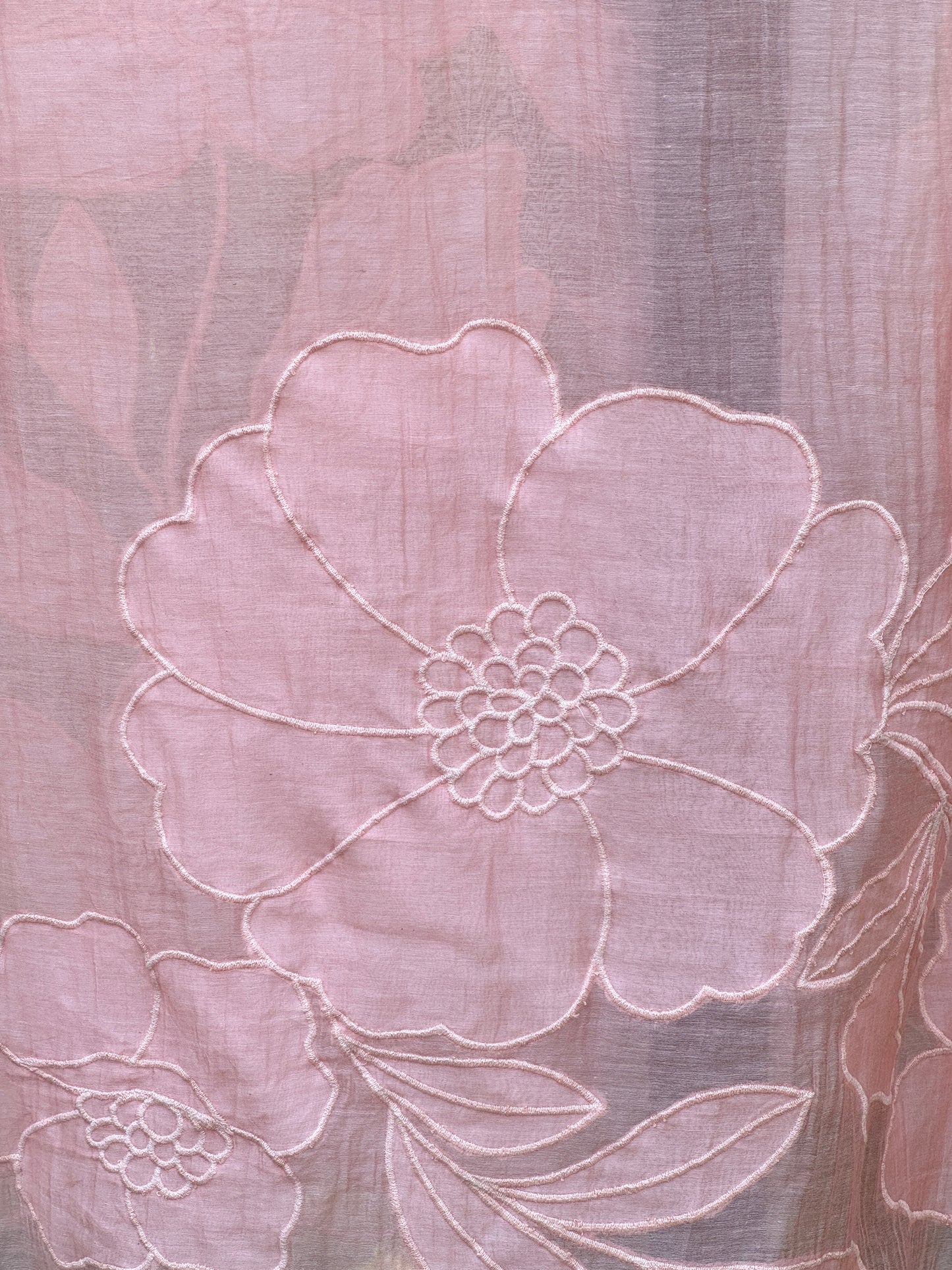 Applique Embroidered Cotton Dupatta