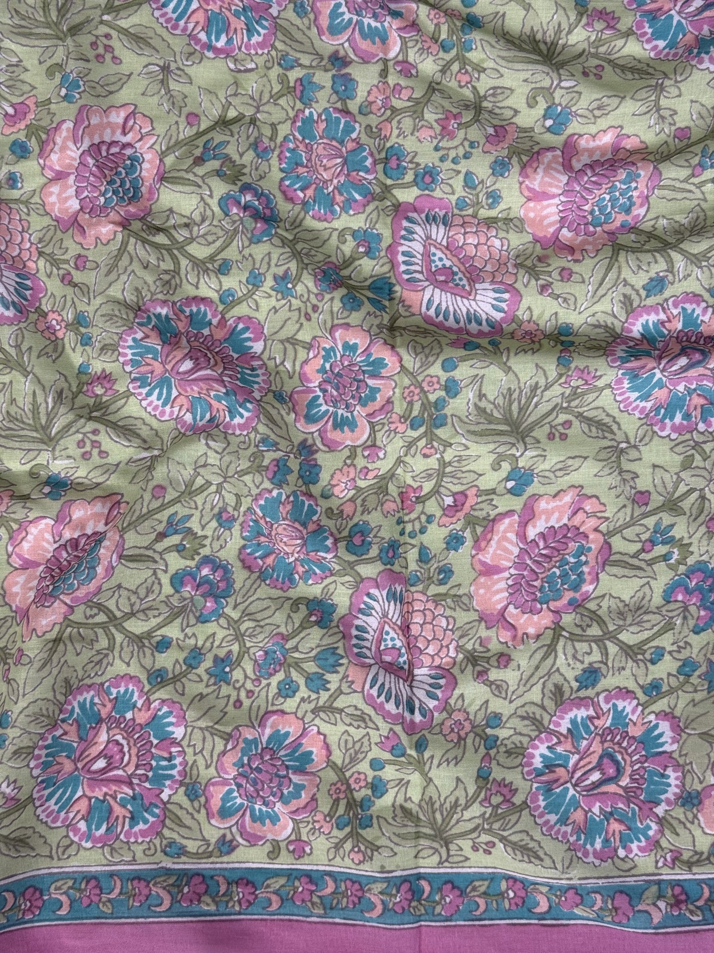 Printed Mulmul Fabric