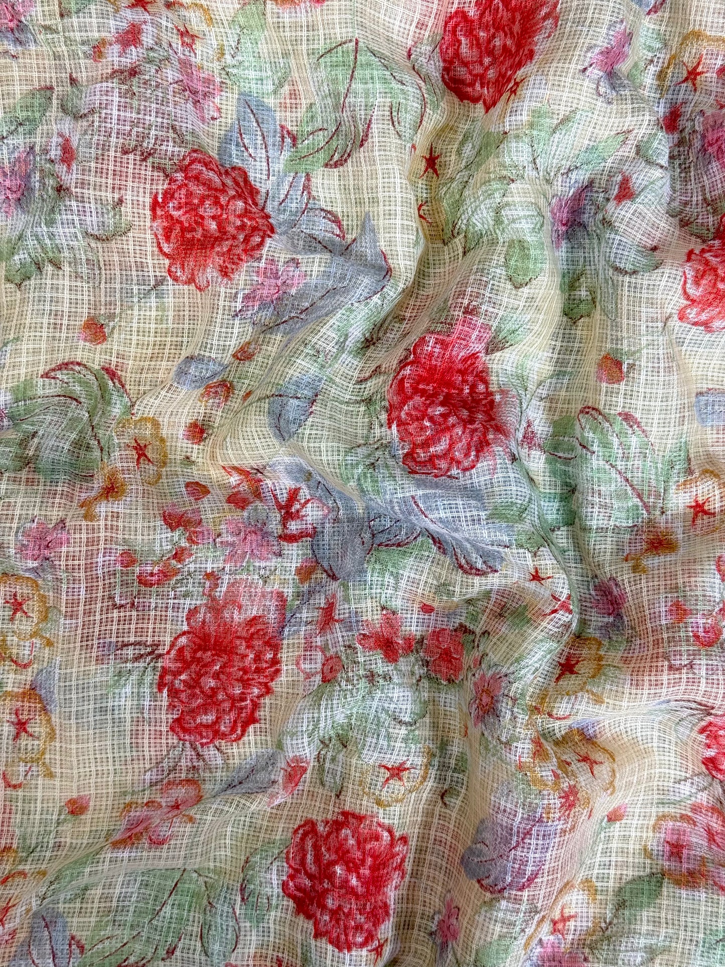 Printed Kota Fabric