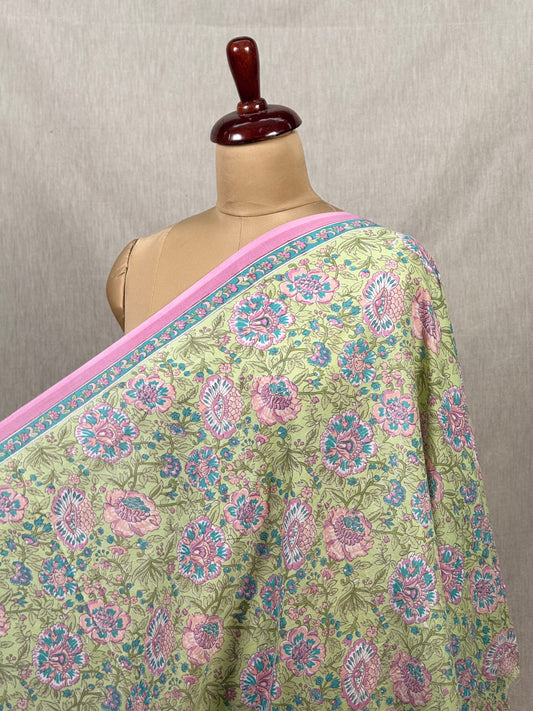 Printed Mulmul Fabric