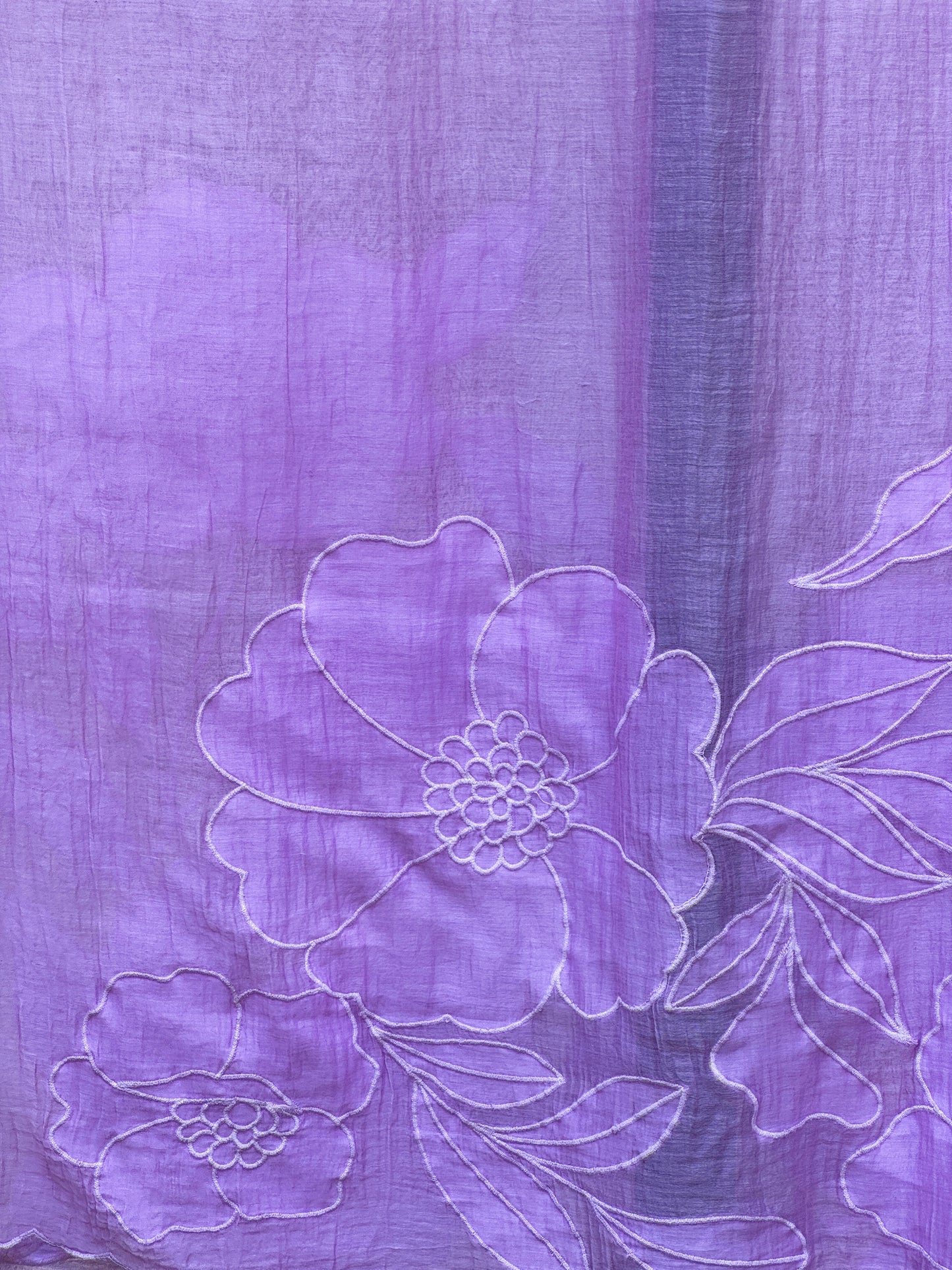 Applique Embroidered Cotton Dupatta